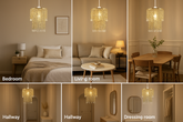 Alpha Lights crystal ceiling light